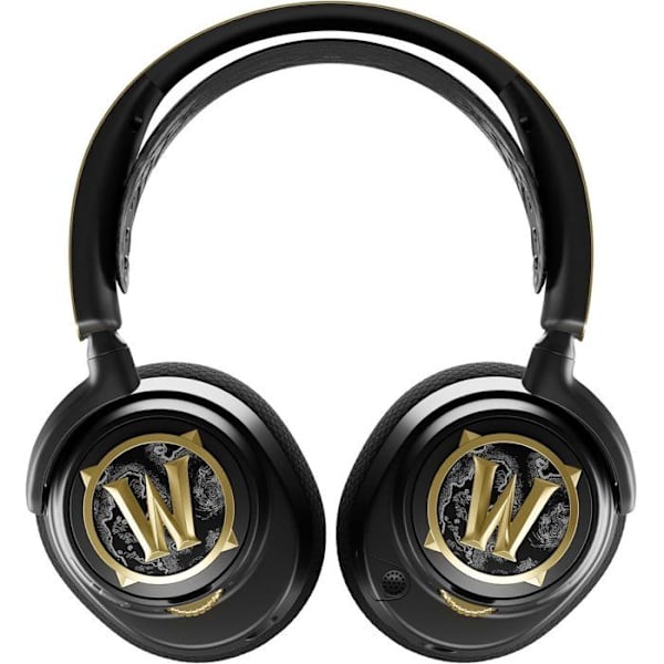Trådlöst spelheadset - STEELSERIES - Arctis Nova 7 WOW Edition - Svart och guld