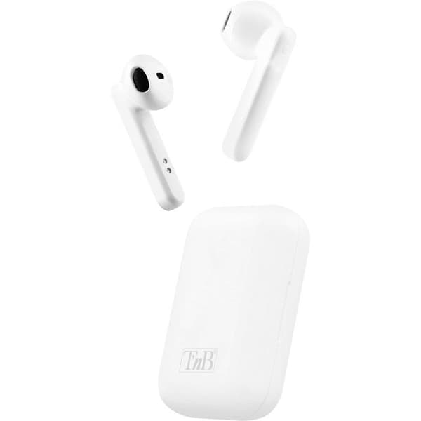 SHINY - TWS Bluetooth-hörlurar med laddningsbox - Vit