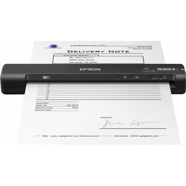 EPSON Epson WorkForce ES-60W arkmatningsskanner - optisk upplösning 600 dpi - 16 bitars färg - USB