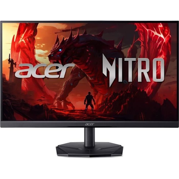 PC-skärm - ACER - KG241Y P3bip - 23,8 FHD - VA-panel - 180Hz - 0,5ms - 1 HDMI 1 DP - AMD FreeSync Premium - Svart