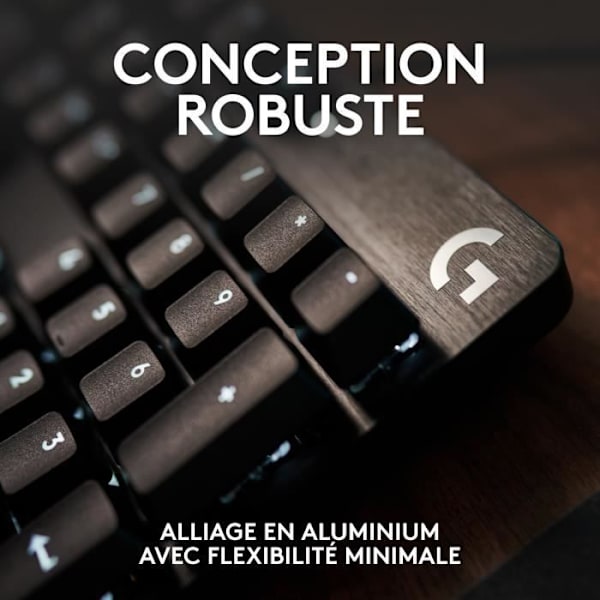 LOGITECH G - Gaming Keyboard - G413 TKL SE - Mekanisk, Bakgrundsbelyst, Svart Aluminium