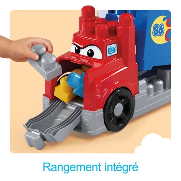 MEGA BLOKS - Racing- och bygglastbil - 19-delars set - MEGA Bloks - JFR29