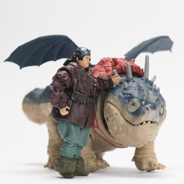 SPIN MASTER PACK DRAGON AND VIKING 25 CM GRONK Drakar Film