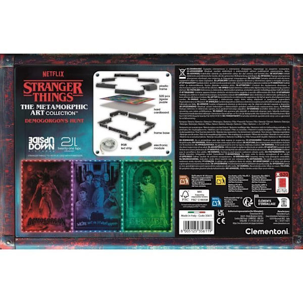 CLEMENTONI - Morphing-kollektionen - Stranger Things - Ljusram V3