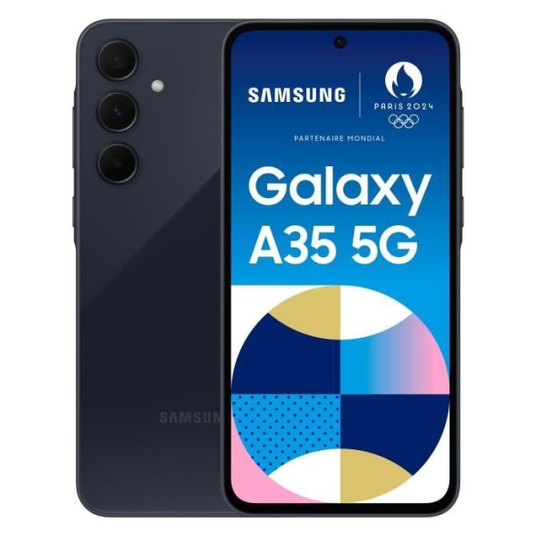 SAMSUNG Galaxy A35 5G Smartphone 128GB Midnattsblå