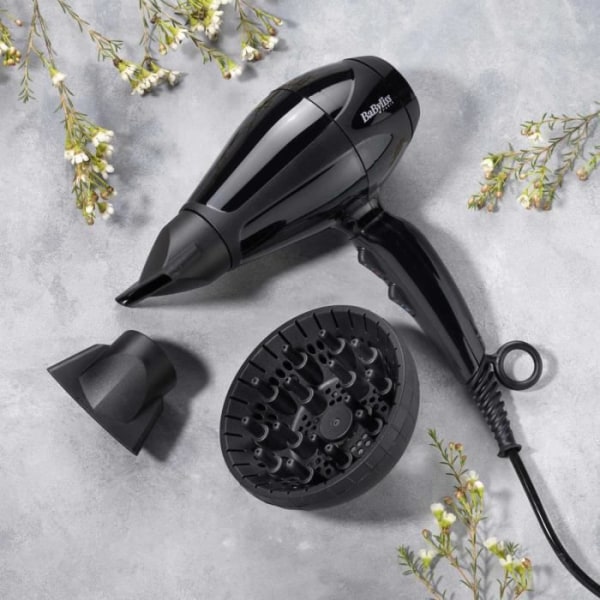 Babyliss 6715 Professional Babyliss Direction - Diffuser - Ultra Compact Format - AC Engine - Power 2200W