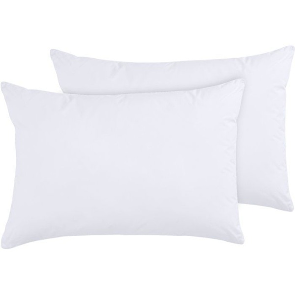 DODO Set med 2 mellanstora kuddar - THE AUTHENTIC - 50 x 70 cm - Vit
