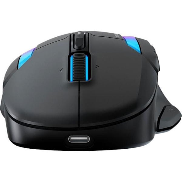 Trådlös spelmus - Turtle Beach Kone II Air - Ergonomisk - Svart, Bluetooth, 26 000 DPI, 4D-hjul