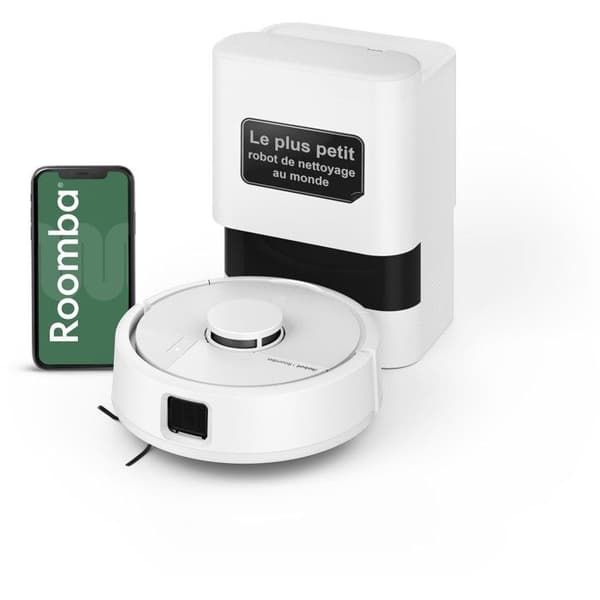 iRobot Roomba Mini Vit - Robotdammsugare och mopp - 7000 Pa - 200 ml