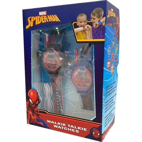 Spiderman 2-i-1 Walkie-talkieklocka - BARNLICENSERING - SPD40156