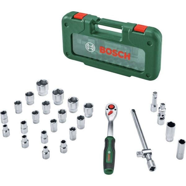 BOSCH 1/2 spärrnyckelsats - 26 delar