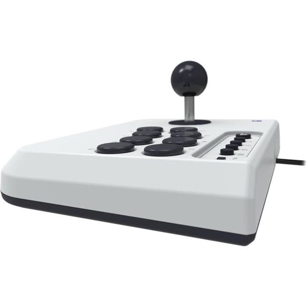 Gamepad - PC, PS4 och PS5 - Fighting Stick Mini - PlayStation - Kabelansluten - Vit - Hori