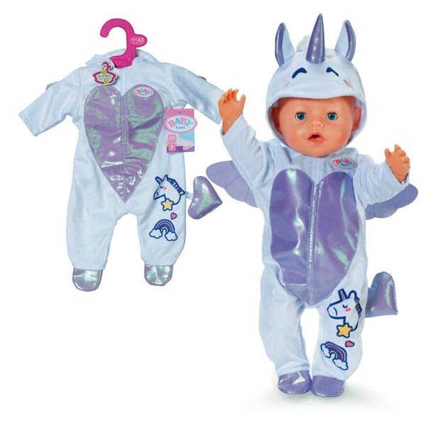 BABY BORN - Onesie - Enhörningstillbehör - 43 cm