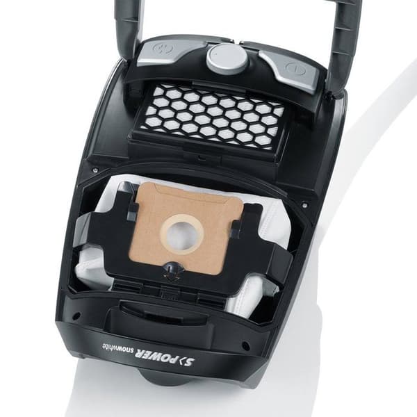 Påsförsedd cylinderdammsugare - SEVERIN - S'Power - 750 W - 72 dB - 3 L - 72 dB - Tyst - Platinagrå