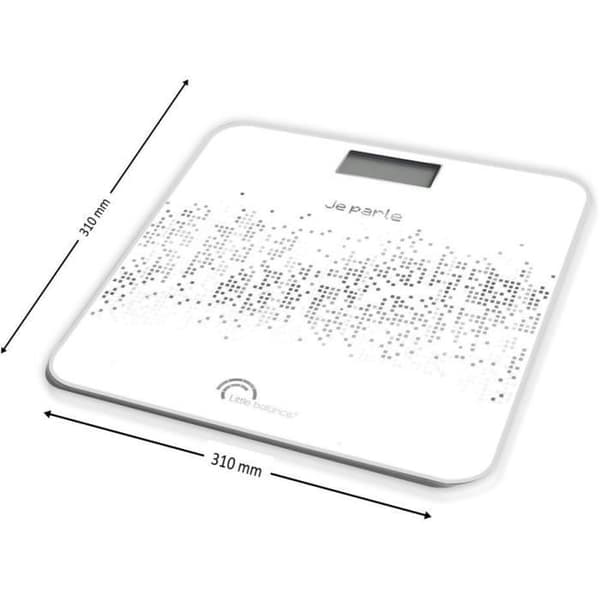 LITTLE BALANCE Talking Voice Scale 180kg / 100g - Svart