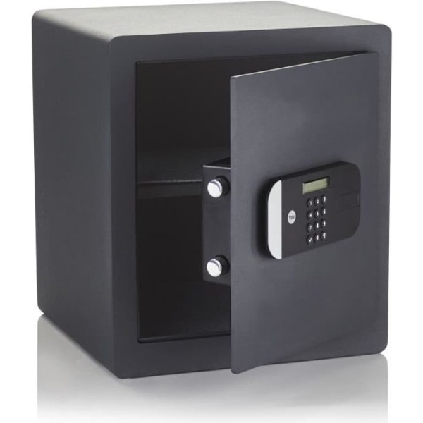 YALE Högsäkerhetsskåp med elektroniskt lås (SKG -certifierat), skrivbordsstorlek H.40 x B.35 x D.34 cm (35.5 L)