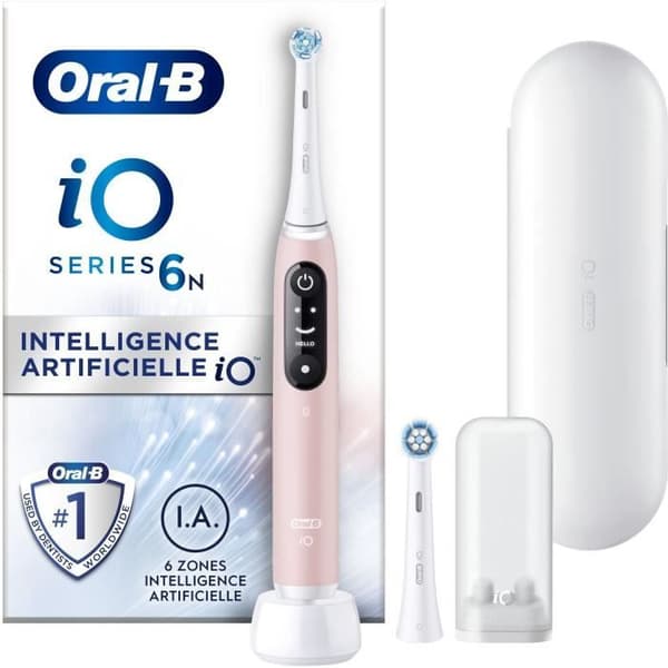Tandborstar - ORAL-B - iO6n-serien - Rosa sand - Elektriska
