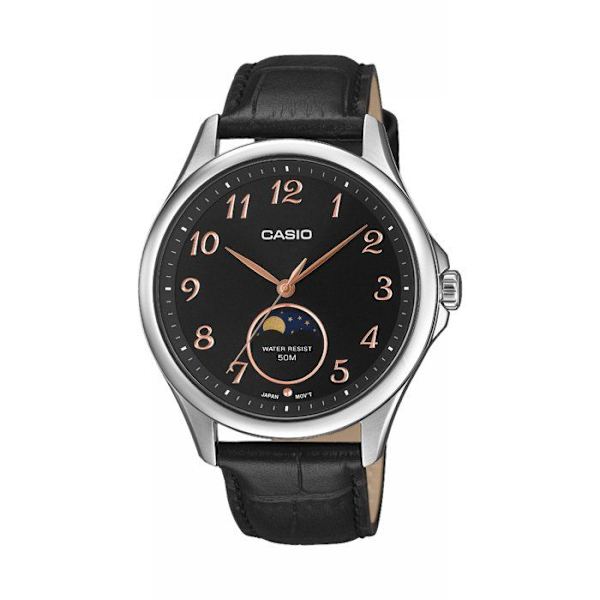 Klocka - CASIO - MTP-M110L - Herr - Svart - Kvarts - Analog