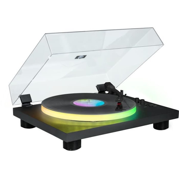Skivspelare - BIGBEN INTERACTIVE - Light-up tallrik - Belt Drive - Bluetooth - Ljuseffekter