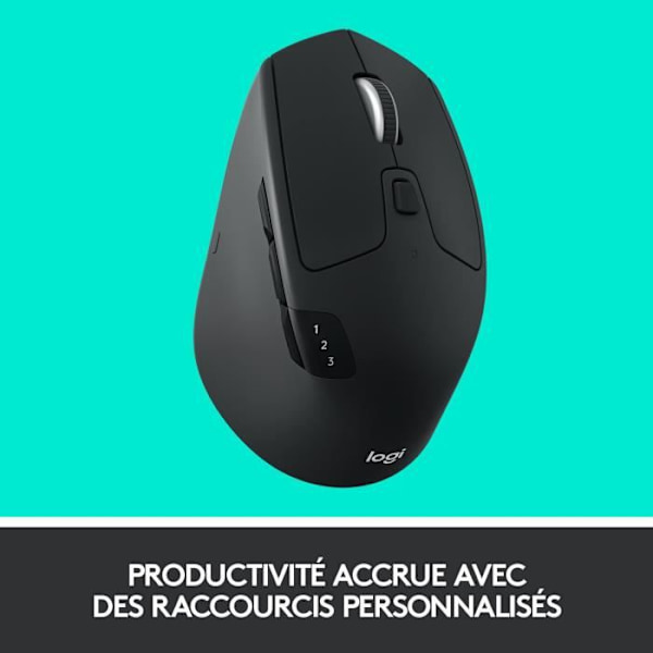 LOGITECH M720 Triathlon Wireless Mouse - Svart