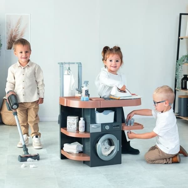 SMOBY - Rowenta Wash&Clean Laundry - 3 år gammal