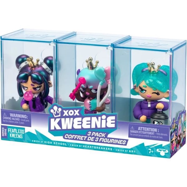 Dockpaket - XOX KWEENIE - Fearless Series - 13 cm - 3 dockor ingår - Unika finish