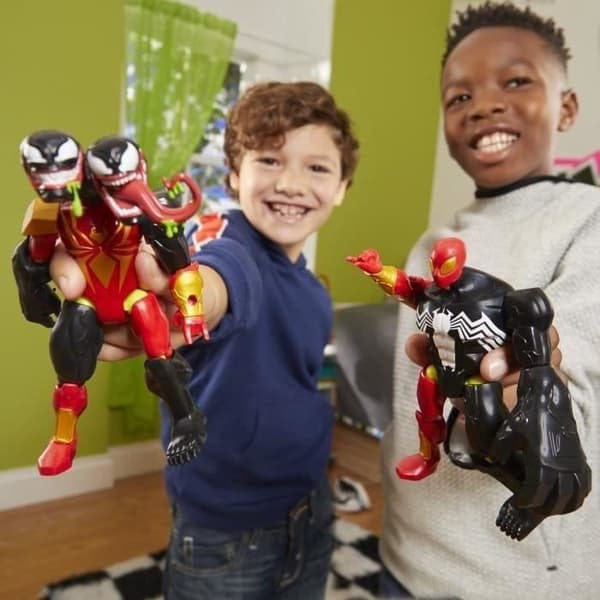 MixMashers Marvel Spider-Man, mixa och matcha Spider-Man-figuren med tillbehör