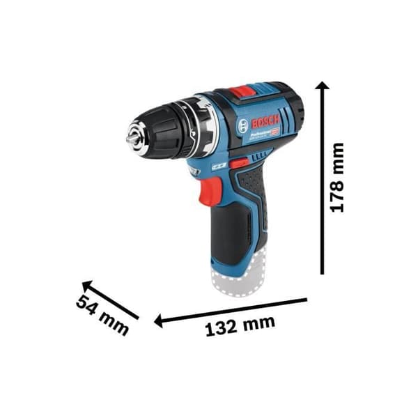 GSR 12V-15 SCREWRIVER DRATH + BOSCH Professionella handverktyg