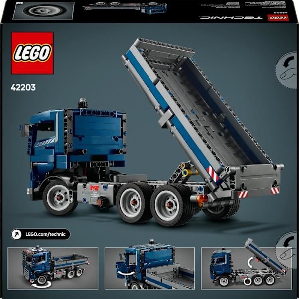 LEGO Technic 42203 Dumper - Byggsats för pojkar från 9 år och uppåt - presentidé