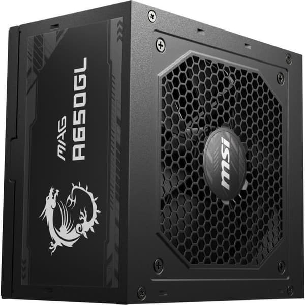 MSI MAG A650GL PCIE5 PC-strömförsörjning - 650W 80+ Gold Modular