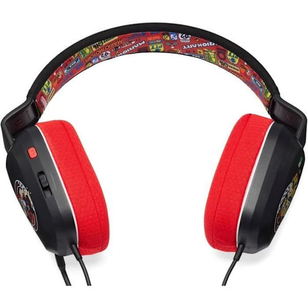 Kabelanslutet stereoheadset - POWER A - Nintendo Switch - Mario Kart