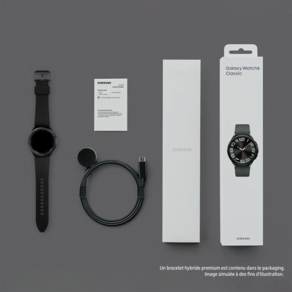 SAMSUNG Galaxy Watch6 Classic 43mm Svart 4G