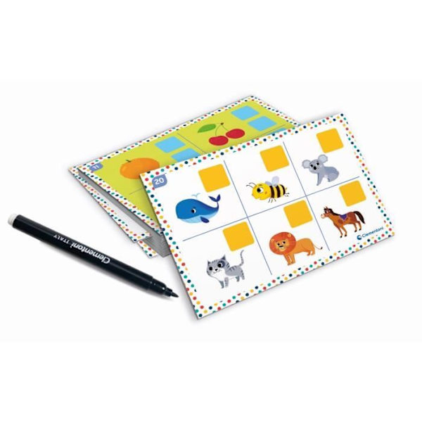 Clementoni - Magnetic Letters & Animals Case - Från 3 år
