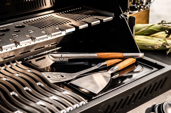 Planchaspatel - SMIDDA - CHURRASCO - Rostfritt stål S - 34,5 x 16,5 x 4,55 cm