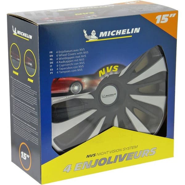 MICHELIN Hjulskydd 15 NVS 3D by 4 i svart låda