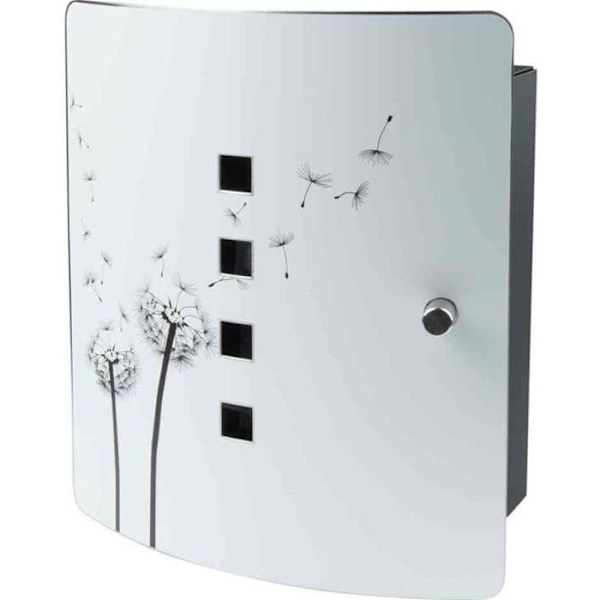 Nyckelskåp - BURG WACHTER - 6204/10 Ni Pusteblume - Maskrosdekor, 10 krokar, justerbar magnetstängning