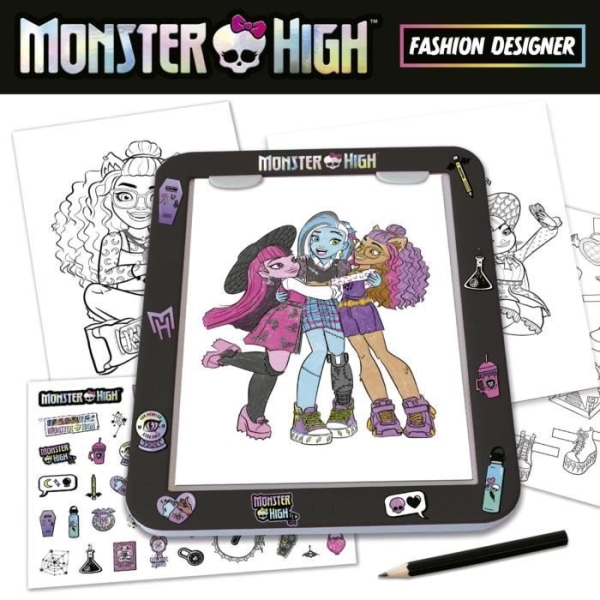 Monster High Design Board - Educa - Kreativa hobbyer - För barn från 5 år och uppåt - 2 års garanti