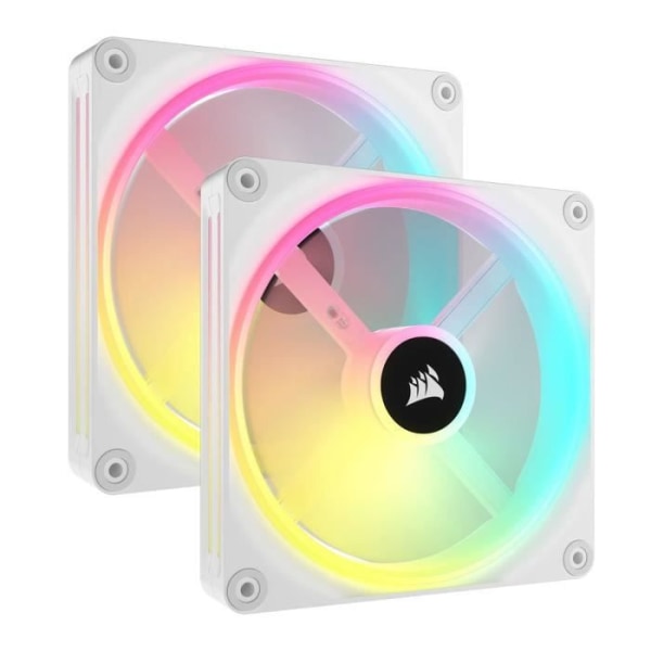 CORSAIR - QX RGB Series - iCUE LINK QX140 RGB WHITE - PC ventilation - 140mm - Startpaket