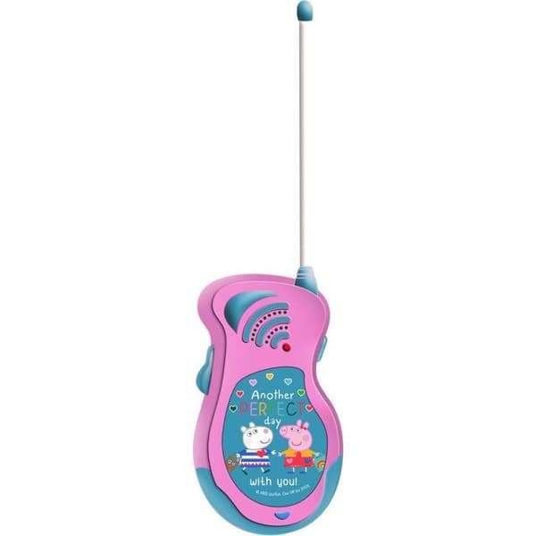 Walkie-talkie och klockset - BARNKORT - Peppa Pig - Från 3 år
