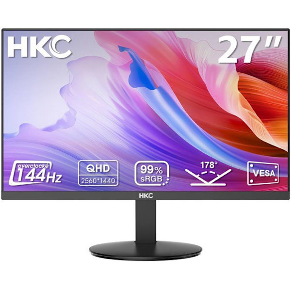 PC-skärm - HKC - 27 - QHD - 144Hz - IPS-panel - 1ms - V2718QS