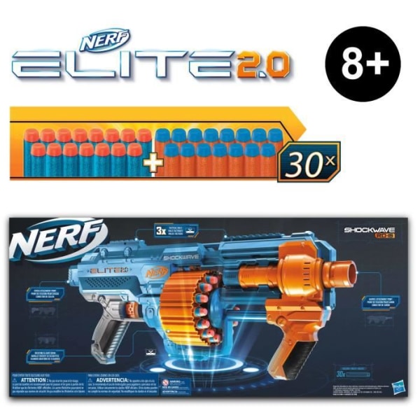 Nerf Elite 2.0 Guardian RD-6 och officiella Nerf Elite Darts