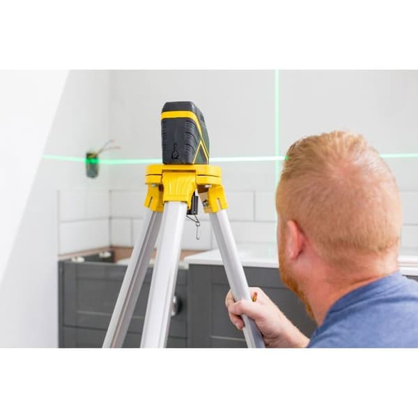 Korslasernivå - STANLEY FATMAX - FMHT77586-1 - Li-ion - Grön