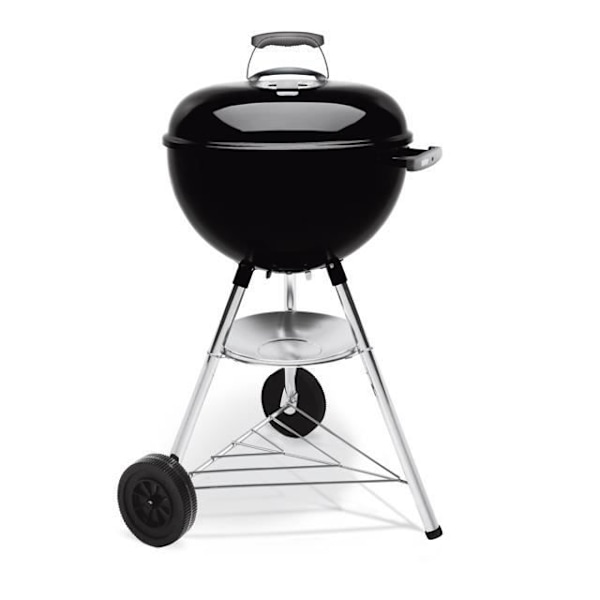 WEBER Bar B-Kettle Charcoal Skäggcue - Emaljerat stål - Diameter 47cm Svart