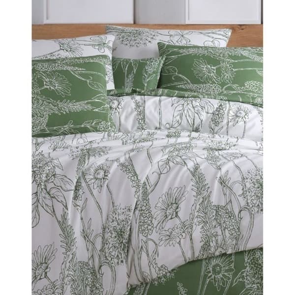 Bäddset - 1 påslakan 220 x 240 cm + 2 örngott 60 x 60 cm - 100% förstärkt bomull - Vit