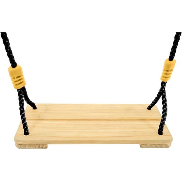 Gunga - TP TOYS - Trä, svart rep - H 190-250 cm