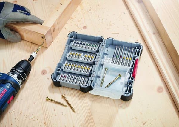 Skruvmejselbits - Bosch Professional - 2607017464 - 40 delar - S2 modifierat stål - Anpassningsbar