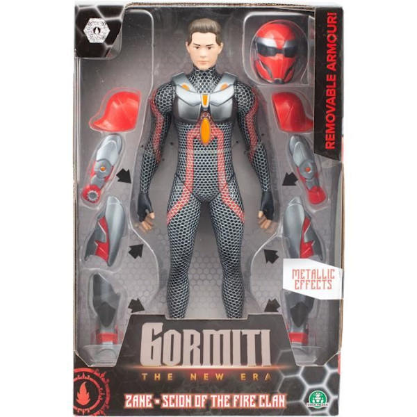 Ledad figur - GORMITI - Scion med eldmodell pansar - 27 cm - från 4 år - GRV034