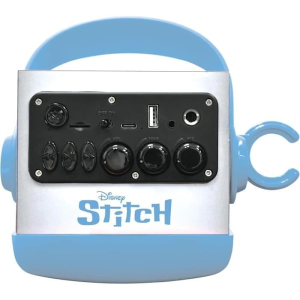 Kraftfull Stitch Lighted Bluetooth-högtalare med mikrofon