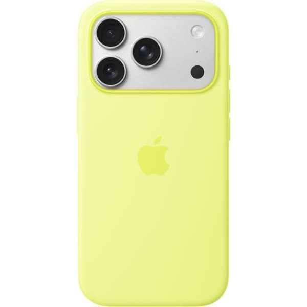 APPLE iPhone 17 Pro - Silikonskal med MagSafe - Neongul