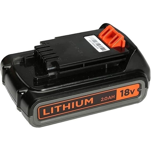 Litium 18V Black+Decker Battery 2.0 Ah - BL2018 -XJ